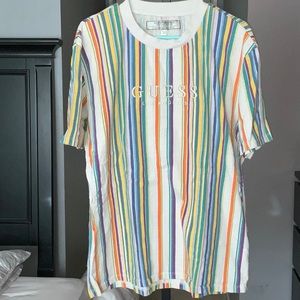GUESS x Los Angeles Striped T Shirt